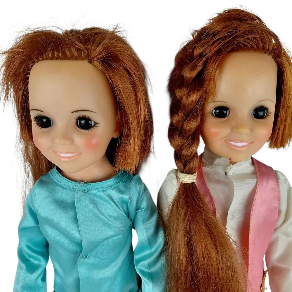Ideal Crissy Doll  Lot Of 2 Growing Hair 1970s Red Hair